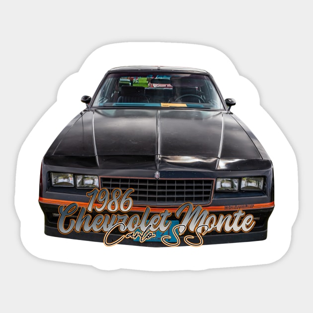 1986 Chevrolet Monte Carlo SS Sticker by Gestalt Imagery